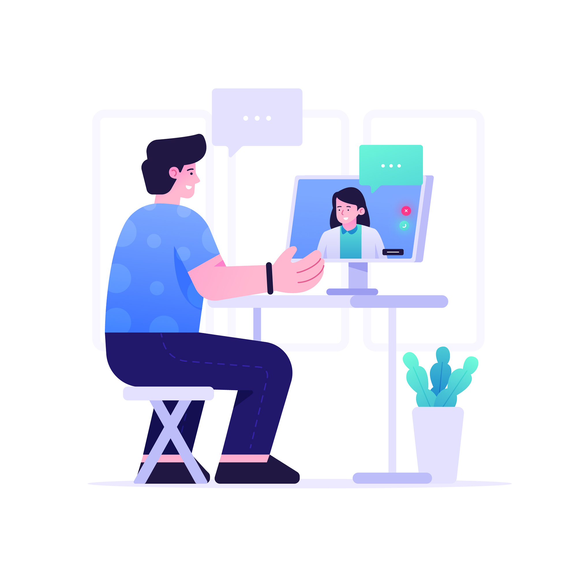Online & offline consultation